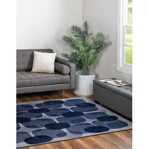 Comparateur de prix : Tapis Cafe Bleu 170x240cm