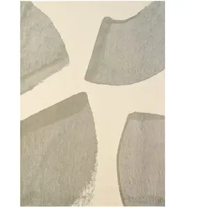 Tapis salon et chambre tissé plat 170x240 cm Gris pas cher