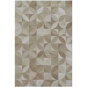 Comparateur de prix : Novatrend Tapis de salon moderne tissé plat beige 240x340 cm