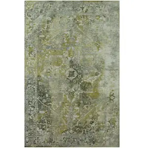 Comparateur de prix : Novatrend Tapis de salon moderne tissé plat vert 200x280 cm