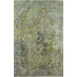 Comparateur de prix : Novatrend Tapis de salon moderne tissé plat vert 240x340 cm