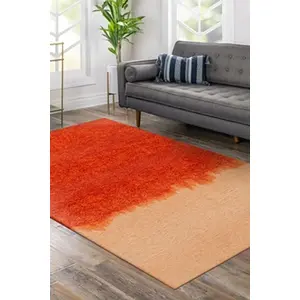 Beneffito Tapis Storm Orange 80x150cm pas cher