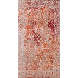 Novatrend Tapis Heris Rouge 80x150cm pas cher
