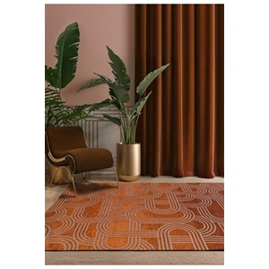 Non communiqué Tapis Beneffito Disco Rouge 170x240cm pas cher