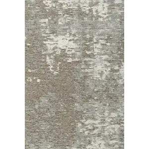 Novatrend Tapis de salon moderne tissé plat gris 200x280 cm pas cher