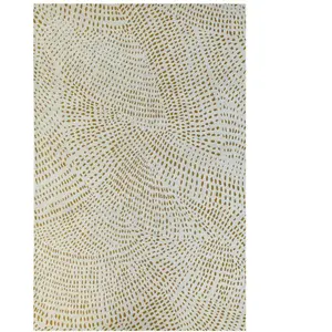 Tapis salon et chambre moderne tissé plat 140x200 cm Blanc pas cher
