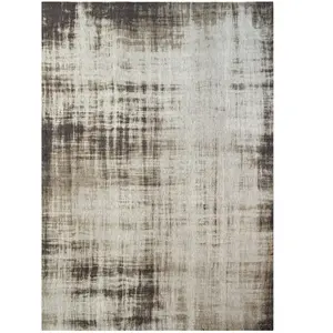 Tapis salon et chambre tissé plat 170x240 cm Beige pas cher