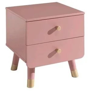 Comparateur de prix : Vipack NIGHTSTAND, Combi_Solid_Pine_MDF, Pink, 43,2 x 45,2 cm