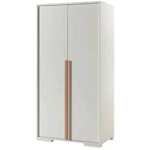 Comparateur de prix : Vipack Wardrobe, Particle_Board, White, 98,4 x 195,2 cm
