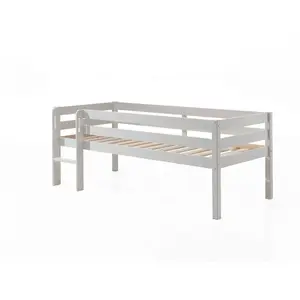Comparateur de prix : Vipack Lit enfant mi-hauteur 90 x 200 cm WEPPES blanc Taille unique