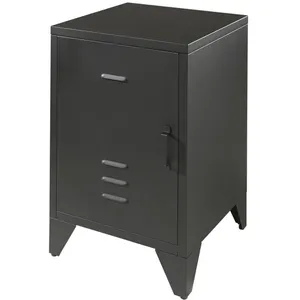 Comparateur de prix : Table de chevet - VIPACK - Bronxx - Noir - Industriel - Loft
