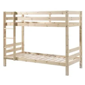 Comparateur de prix : Lit Superposé 90x200 Hauteur 160 cm Sommier Inclus Vipack Pino - Bois