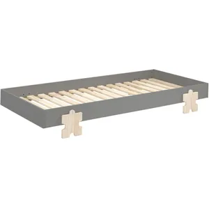 Comparateur de prix : Lit enfant Modulo Puzzle gris empilable 90x200 - Vipack