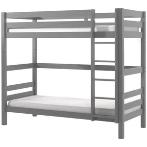Comparateur de prix : Vipack Vipack Lit Enfant Superpos Hauteur 180 Pino 90x200cm Gris