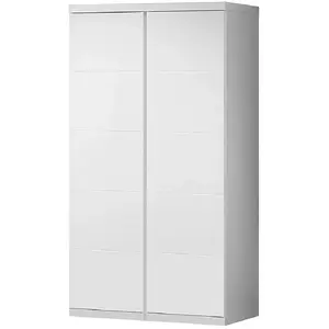Comparateur de prix : Paris Prix Vipack Wardrobe, MDF, White, 110 x 204,5 cm