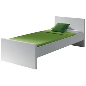 Vipack - Lit enfant 90 x 200 cm Laqué Blanc - LARA