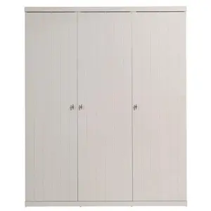 Comparateur de prix : Paris Prix Armoire 3 Portes Laquée Blanche - ROBIN