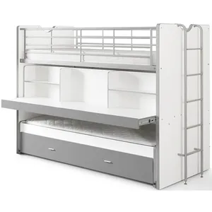 Comparateur de prix : Vipack Vipack Lits Superposs Bonny 2 Couchages Compact 80 Silver