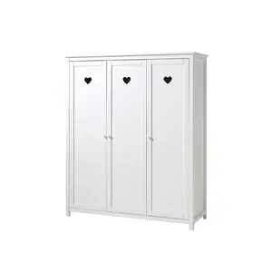 Comparateur de prix : Paris Prix Armoire 3-portes Amori - VIPACK - Enfant - Blanc - Verni