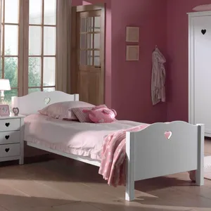 Comparateur de prix : Vipack AMORI Lit simple - Blanc - 90x200 cm