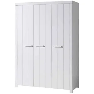 Comparateur de prix : Paris Prix Vipack ERKL1314 Wardrobe, Combi_Solid_Pine_MDF, White, 144 x 205,5 cm