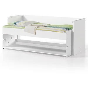 Comparateur de prix : Lit bureau 90x200 Sommier Inclus Vipack Denver - Blanc