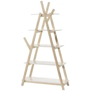 Comparateur de prix : Vipack Vipack Kiddy Bibliothque Design 80cm Naturel Blanc