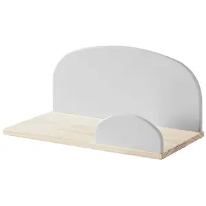 Comparateur de prix : VIPACK Etagère murale - Gris clair laqué - L 45 cm - KIDDY