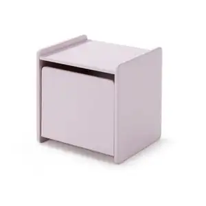 Comparateur de prix : Paris Prix Table de chevet Kiddy - 40x40 cm - Rose