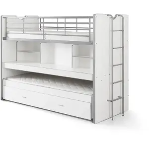 Comparateur de prix : Vipack Vipack Lits Superposs Bonny 2 Couchages Compact 80 Blanc