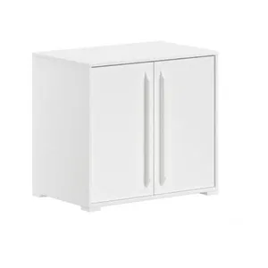 VIPACK Commode sammie 68x43x61cm - 2 portes - blanc SAKD1214 pas cher
