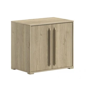 VIPACK Commode sammie 68x43x61cm - 2 portes - décor chêne SAKD1212 pas cher