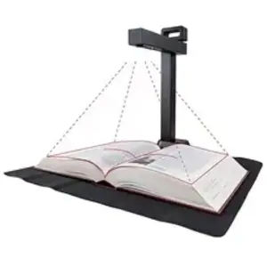 IRIScan Book 7 Dyslexic : Regle Scanner | Document Scanner A4 | Numérisation Vers Word, PDF, XLS | Carte SD | Numérisation Via USB | Win Mac