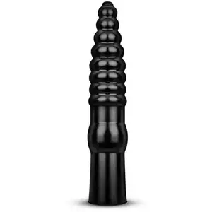 All Black Belgo Prism X-Man Stroker Gode en Noir 34 cm pas cher