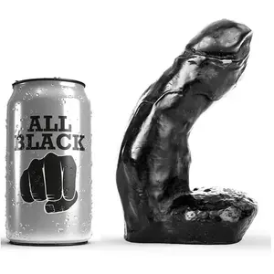 Gode réaliste tout noir 15cm 1pc pas cher