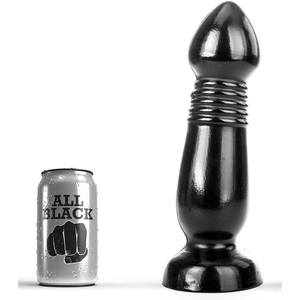 Plug AB89 FLESH FLUTE All Black 25 x 7.5cm pas cher