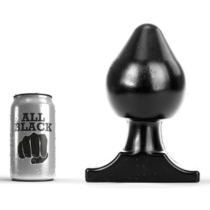 All Black Anal Plug 19cm 1pc pas cher