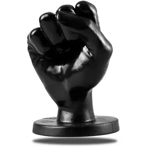 All Black Plug Anal Fist Poing Fermé 13 cm pas cher