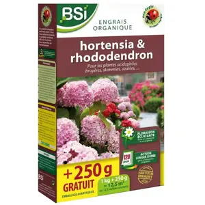 Comparateur de prix : Générique BSI Engrais pour Bio Hortensia/Rhododendron 12,5 m