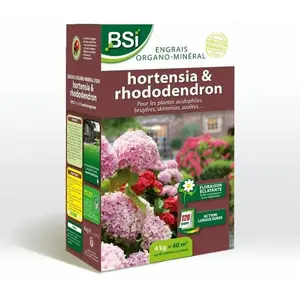 Comparateur de prix : Bsi Engrais Pour Bio Hortensia/Rhododendron 40 M
