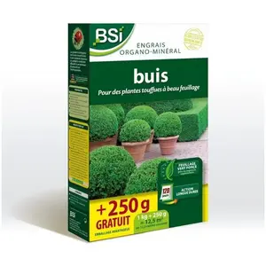 Comparateur de prix : Bsi Engrais Pour Bio Buis 12,5 M