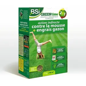 Comparateur de prix : BSI - Engrais Gazon - Greentime - Fertiliser Le Gazon - Jusqu'A 40M² - 4Kg