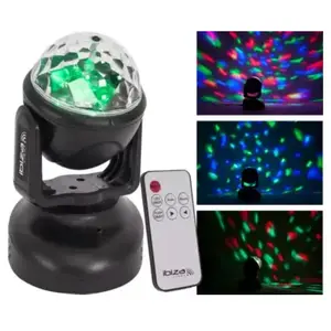 Comparateur de prix : IBIZA LIGHT LMH-ASTRO Lyre à LED rvb avec effet astro