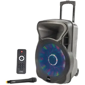 Comparateur de prix : LOTRONIC LOTRONIC Party 12LED - Enceinte sans fil Bluetooth - Noir