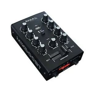IBIZA SOUND MIX500BT Table de mixage usb à 2 canaux avec bluetooth