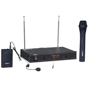 IBIZA VHF2H Pack 2 micros VHF sans-fil avec casque pas cher