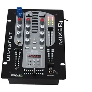 Comparateur de prix : IBIZA DJM150USB-BT Table de mixage à voies/5 canaux avec USB-MP3, affi...
