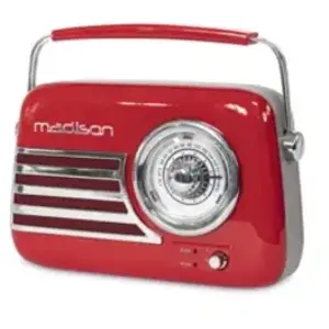 Comparateur de prix : Madison Freesound-VR40R Red Radio rétro