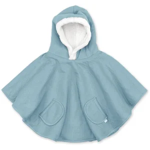 Bemini - Poncho de voyage 9-36m - Pady tetra jersey + teddy - Bleu minéral Wonder pas cher
