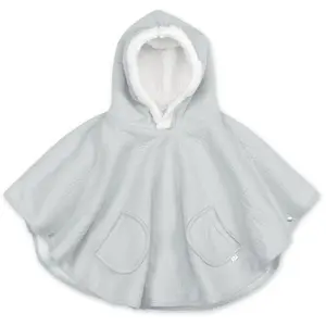 BEMINI - Poncho de Voyage Enfant | Cape | Parka | 9-36 Mois | Gris Moyen Grizou